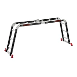 Лестница мультифункциональная трансформер Intertool LT-0023 4х3ступени стальной профиль 3380мм