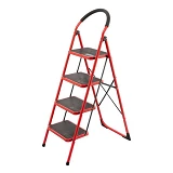 Стремянка 4 ступеней Intertool LT-0038 380x260мм высота 1374мм до верхней ступени 972мм