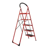 Стремянка 5 ступеней Intertool LT-0039 380x260мм высота 1617мм до верхней ступени 1215мм            