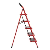Стремянка 5 ступеней Intertool LT-0039 380x260мм высота 1617мм до верхней ступени 1215мм            