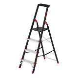 Стремянка Intertool LT-0054 4 ступени лоток для инвентаря высота верхней ступени 850мм