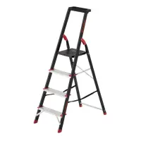 Стремянка Intertool LT-0054 4 ступени лоток для инвентаря высота верхней ступени 850мм              