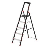 Стремянка Intertool LT-0055 5 ступеней лоток для инвентаря высота верхней ступени 1064мм