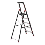 Стремянка Intertool LT-0055 5 ступеней лоток для инвентаря высота верхней ступени 1064мм