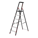 Стремянка Intertool LT-0056 6 ступеней лоток для инвентаря высота верхней ступени 1280мм
