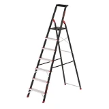 Стремянка Intertool LT-0057 7 ступеней лоток для инвентаря высота верхней ступени 1500мм            