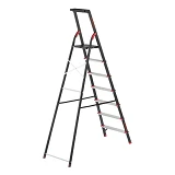 Стремянка Intertool LT-0057 7 ступеней лоток для инвентаря высота верхней ступени 1500мм            