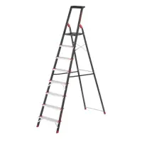 Стремянка Intertool LT-0058 8 ступеней лоток для инвентаря высота верхней ступени 1720мм            