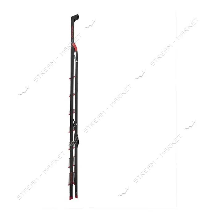 Драбина Intertool LT-0058 8 ступенів лоток для інвентаря висота верхньої сходинки 1720мм            