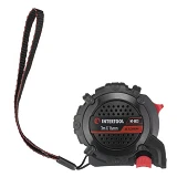 Рулетка Intertool MT-0823 с метал.полотном покрытым нейлоном и магнитами на зацепе 3м х 16мм Storm