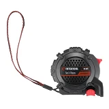 Рулетка Intertool MT-0825 с метал.полотном покрытым нейлоном и магнитами на зацепе 5м х 19мм Storm
