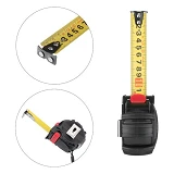 Рулетка Intertool MT-0826 с метал.полотном покрытым нейлоном и магнитами на зацепе 5м х 25мм Storm