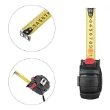 Рулетка Intertool MT-0828 с метал.полотном покрытым нейлоном и магнитами на зацепе 8м х 25мм Storm  