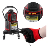 Уровень лазерный Intertool MT-3004 5 лазерных головок красный лазер