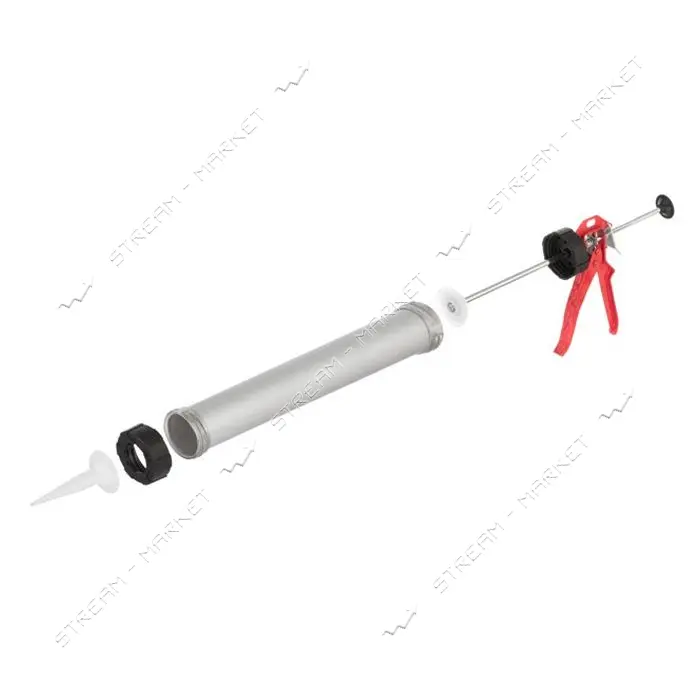 Пистолет для выдавливания силикона Intertool HT-0026 600мл
