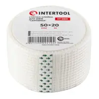 Лента клейкая KT-0921 Intertool для швов серпянка 50ммх20м                                          