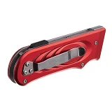 Нож трапецевидный Intertool HT-0515 60x19мм с выдвижным лезвием металлический корпус                