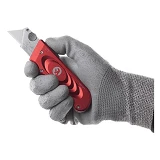 Нож трапецевидный Intertool HT-0515 60x19мм с выдвижным лезвием металлический корпус                