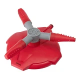 Дождеватель круговой с тремя распылителями Intertool GE-0075 с вращающейся головкой на базе