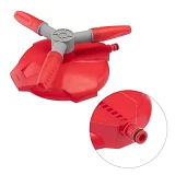 Дождеватель круговой с тремя распылителями Intertool GE-0075 с вращающейся головкой на базе