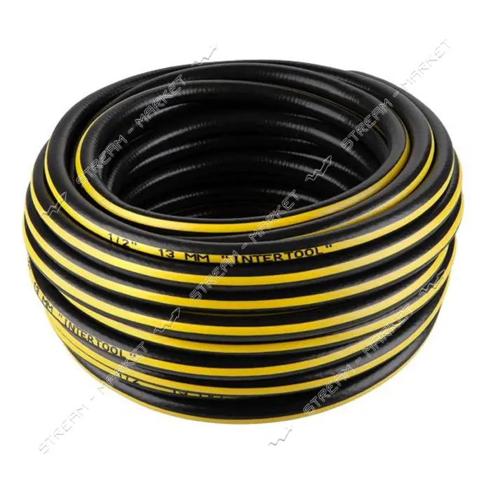 Шланг для воды Intertool GE-4103 4-х слойный 1/2" 20м армированный PVC