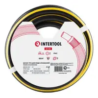 Шланг для води Intertool GE-4121 4-х шаровий 3/4 "10м армований PVC                                 