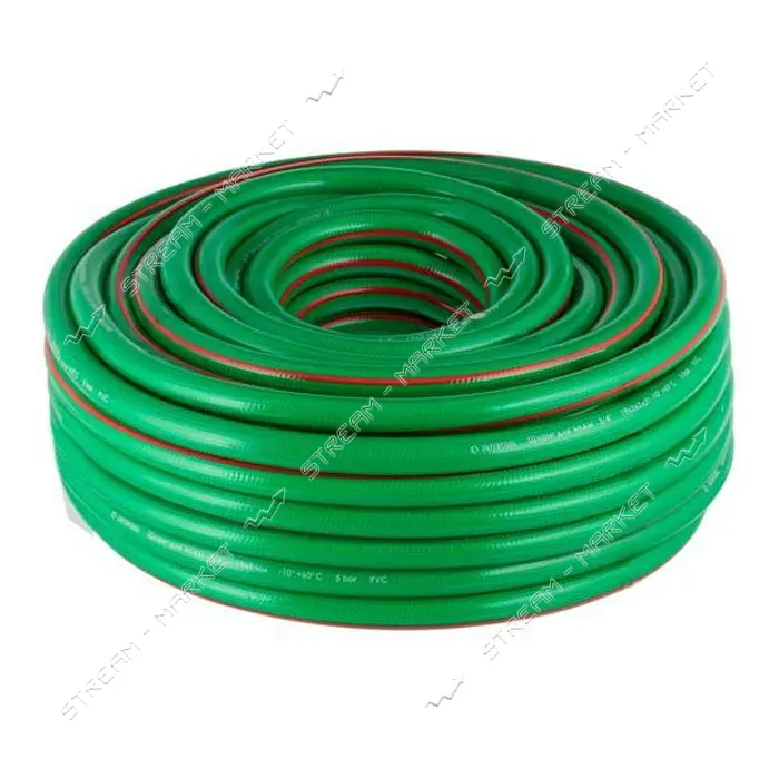 Шланг для воды Intertool GE-4126 4-х слойный 3/4" 50м армированный PVC