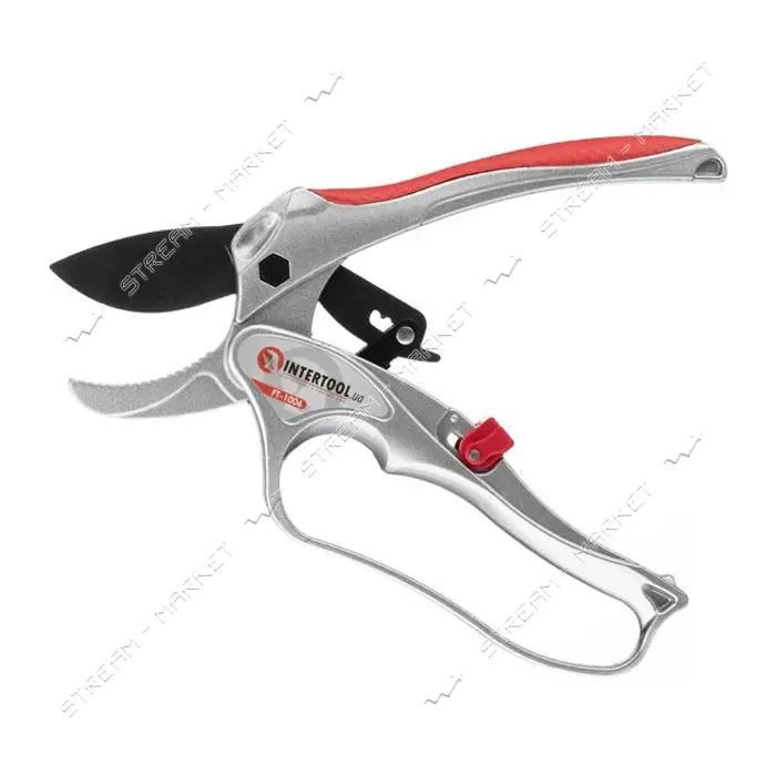 Секатор с храповым механизмом Intertool FT-1006 180мм                                               