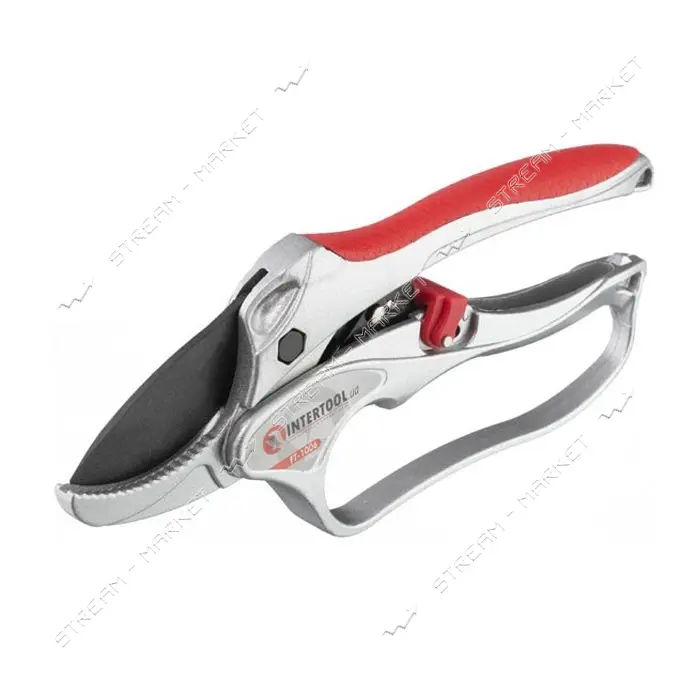 Секатор с храповым механизмом Intertool FT-1006 180мм                                               