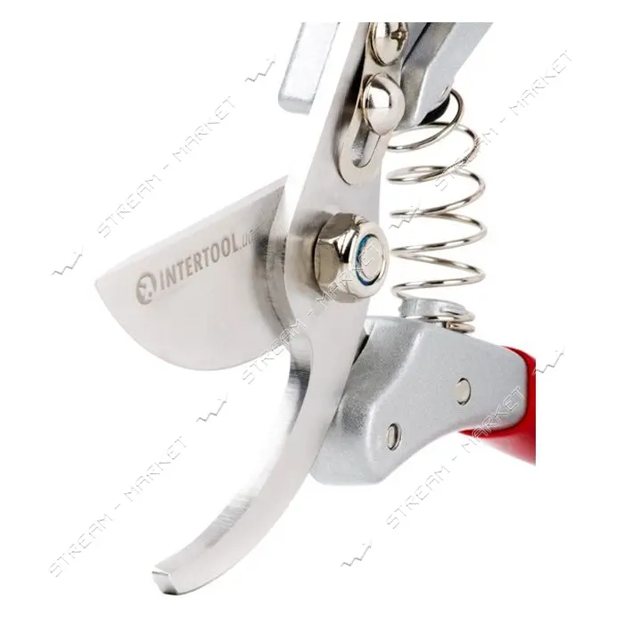 Секатор Intertool FT-1014 200мм SK5 алюминиевые ручки                                               