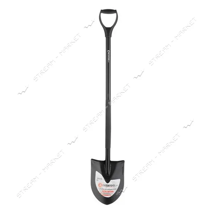 Лопата штыковая Intertool FT-2011 металлическая ручка 198х288х1200мм                                
