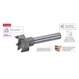 Фреза Форстнера Intertool SD-0492 D25мм d8мм для дверных петель
