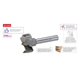 Фреза Форстнера Intertool SD-0493 D30мм d8мм для дверных петель                                     