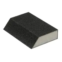 Губка для шлифования трапеция Intertool HT-0808 110x75x54x25мм оксид алюминия К80                   