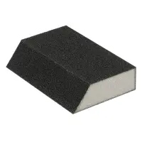 Губка для шлифования трапеция Intertool HT-0818 110x75x54x25мм оксид алюминия К180                  