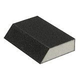Губка для шлифования трапеция Intertool HT-0824 110x75x54x25мм оксид алюминия К240
