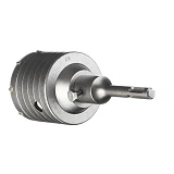 Сверло корончатое по бетону Intertool SD-7068 68мм плюс переходник SDS Plus 100мм
