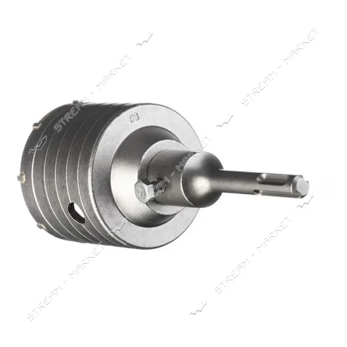 Сверло корончатое по бетону Intertool SD-7068 68мм плюс переходник SDS Plus 100мм
