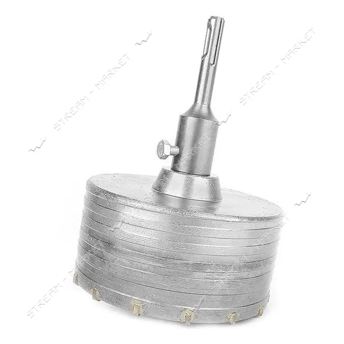 Сверло корончатое по бетону Intertool SD-7120 120мм плюс переходник SDS-plus 100мм