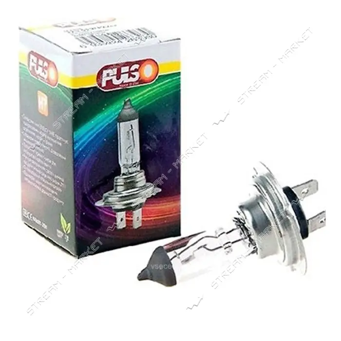 Лампа галогенная Pulso LP-3247 H3/PK22S 24v 70w clear/c/box