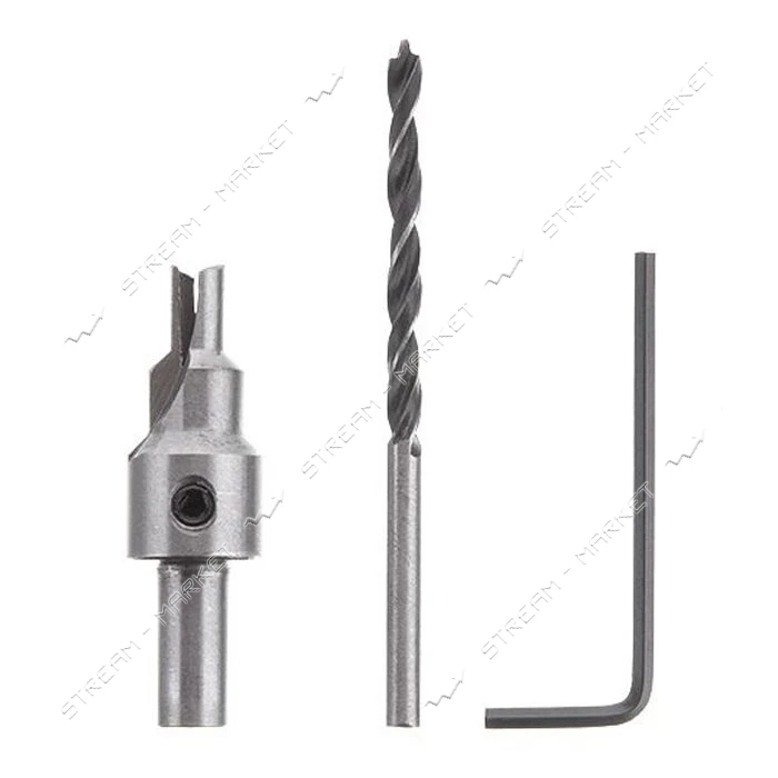 Сверло конфирматное Intertool SD-0240 4.0/6.3мм                                                     