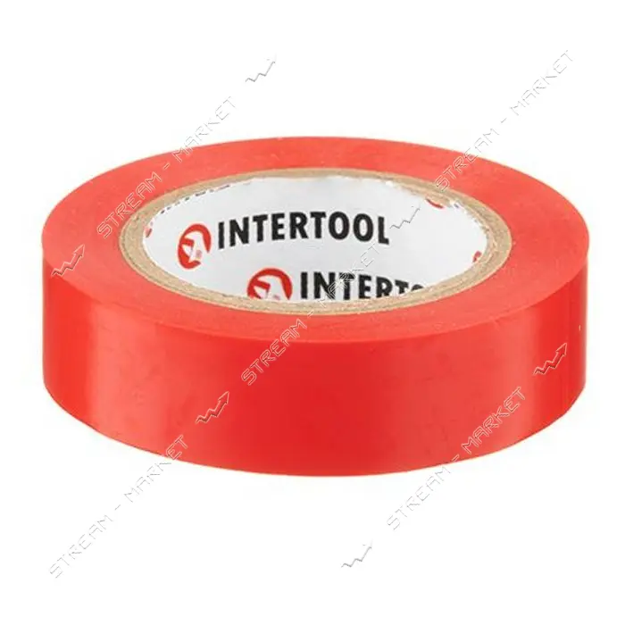 Лента изоляционная Intertool IT-0030 0.15x17мм 10м красная                                          