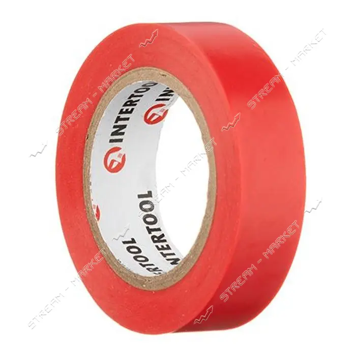 Лента изоляционная Intertool IT-0030 0.15x17мм 10м красная                                          