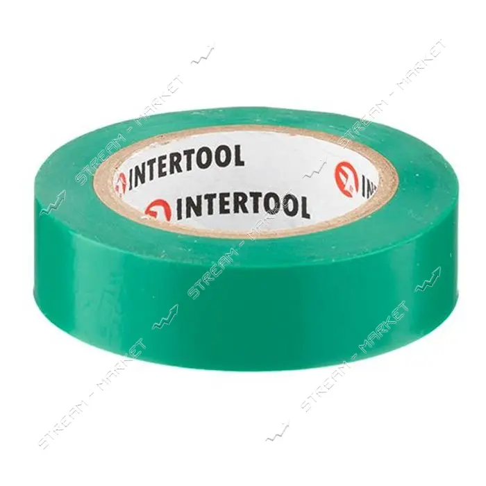 Лента изоляционная Intertool IT-0031 0.15мм x 17мм x 10м зеленая                                    