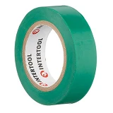 Лента изоляционная Intertool IT-0031 0.15мм x 17мм x 10м зеленая                                    