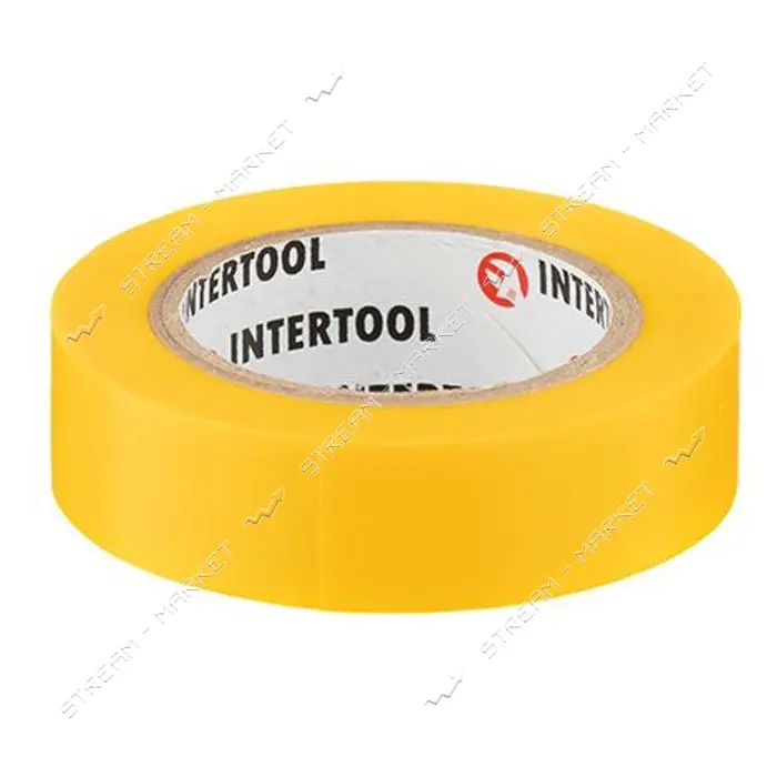 Лента изоляционная Intertool IT-0032 0.15мм x 17мм x 10м желтая                                     