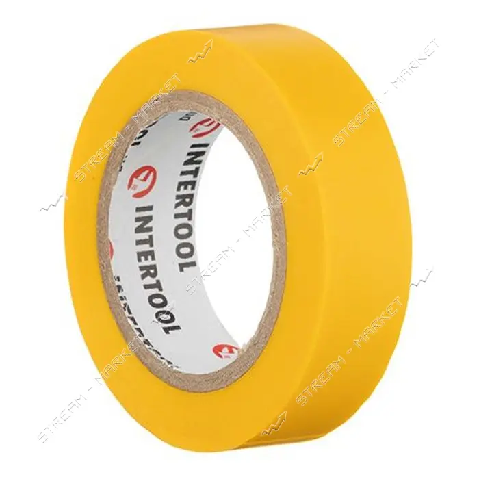 Лента изоляционная Intertool IT-0032 0.15мм x 17мм x 10м желтая                                     