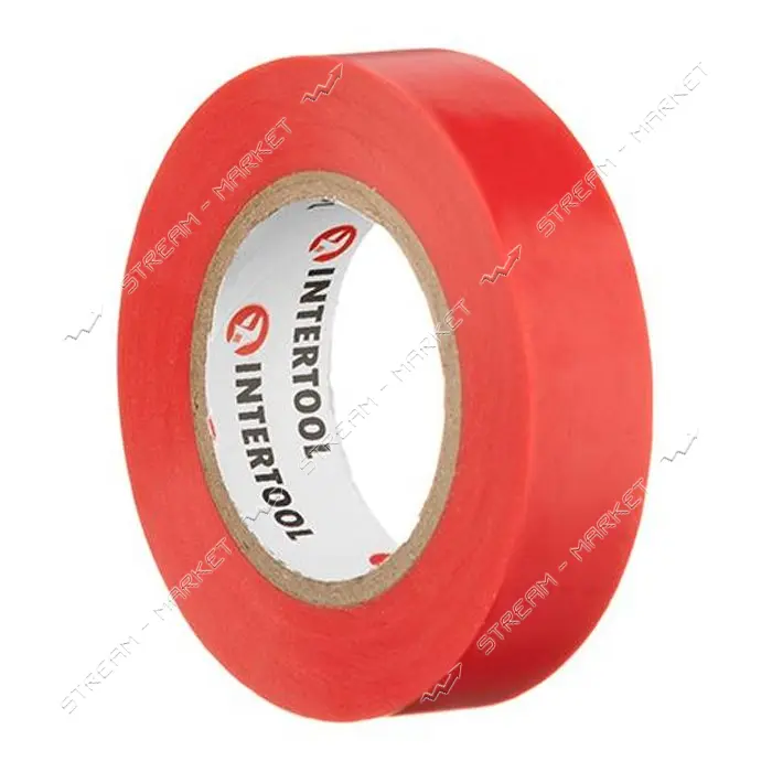 Лента изоляционная Intertool IT-0040 0.15мм x 17мм x 15м красная