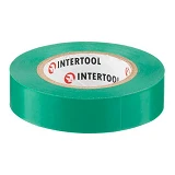 Лента изоляционная Intertool IT-0041 0.15мм x 17мм x 15м зеленая