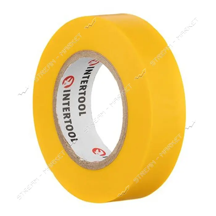 Лента изоляционная Intertool IT-0042 0.15мм x 17мм x 15м желтая                                     